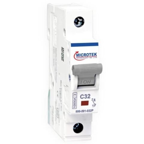 Microtek MCB 16A SP C Pro Miniature Circuit Breaker