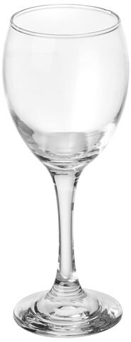 Amazon Brand – Solimo Transparent Wine Glass Set of 6 (245ml)