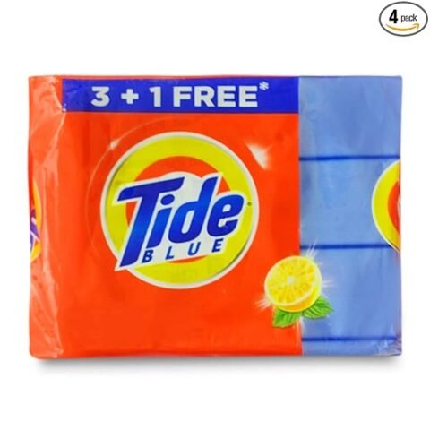 Tide Lemon Scented Detergent Bar Multipack (115g x 4) with 1 Free 460gm Bar