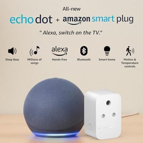 Amazon Echo Dot (5th Gen) with Amazon Smart Plug