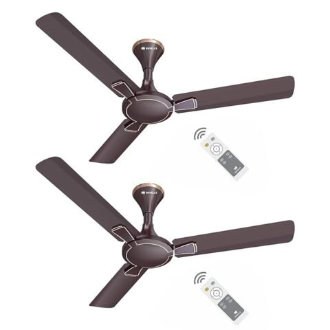 Havells Milor Decorative BLDC Ceiling Fan (Pack of 2, Dusk)