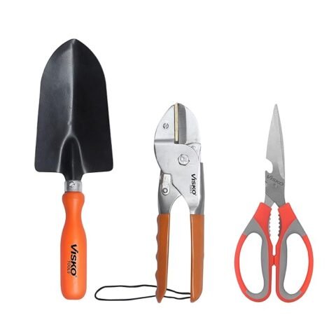 VISKO Garden Tools Set, 3 Piece Hand Tool Kit