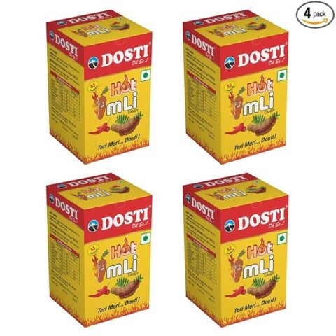 Snowpeak Dosti Hot Imli Candy | Pack of 4 x 55 Pieces (220 Count)