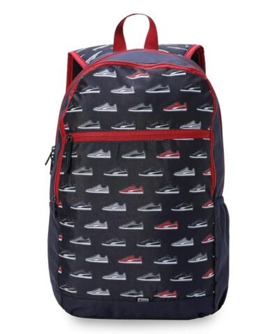 Puma Unisex-Adult Cat Backpack v2 in Club Red-Club Navy-Gray Fog