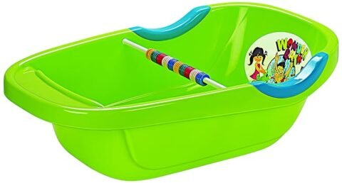 Cello Portable Plastic Baby Bath Tub in Green