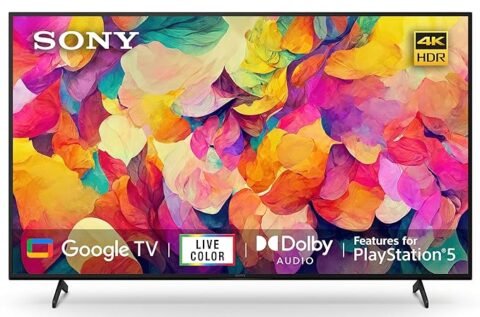 Sony Bravia 55 inches 4K Ultra HD Smart LED Google TV (Black) – ₹57,990