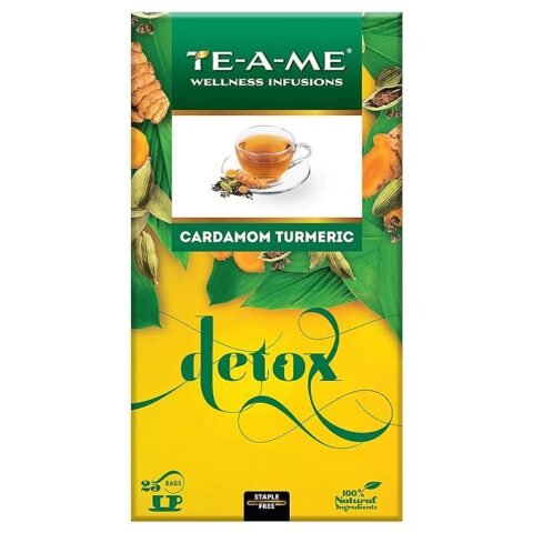 TE-A-ME Detox Cardamon Turmeric Tea – 25 Tea Bags