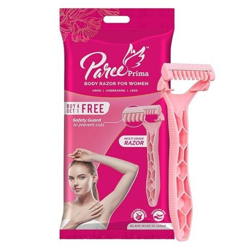 Paree Prima Premium Full Body Razors for Women – 5 Count