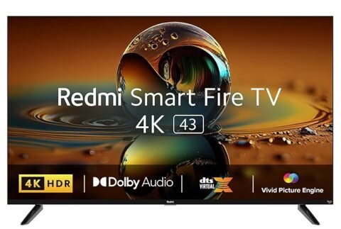 Redmi 43 inches 4K Ultra HD Smart LED Fire TV L43R8-FVIN