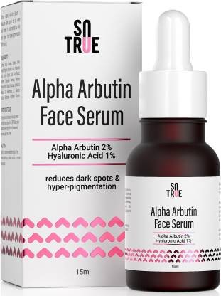 Sotrue Alpha Arbutin Face Serum with Hyaluronic Acid | Reduces Dark Spots & Pigmentation