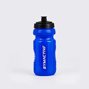 Amazon Brand – Symactive Leakproof Unbreakable Squeezable Sports Sipper Water Bottle with Push/Pull Cap, Anti-Slip Grip, LDPE Material, BPA-Free (Color: Blue, 500 ml)