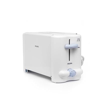 PHILIPS Hd4815/01 2-Slice 800 Watts Pop-Up Toaster (White)