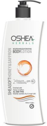 Oshea Herbals Sheasoft Honey & Saffron Body Lotion (400 ml)