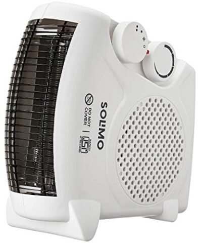 Amazon Brand – Solimo 2000/1000 Watts Room Heater with Adjustable Thermostat