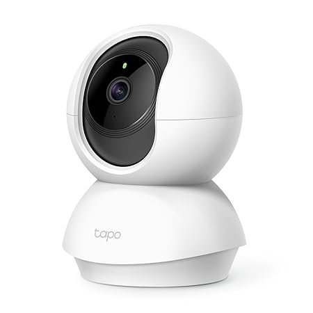 Tapo TP-Link Pan/Tilt Smart Security Camera, Indoor CCTV, 360° Rotational Views