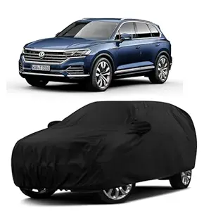 Sulfar 100% Water Resistant Car Body Cover Compatible with Mirror for Volkswagen Touareg
