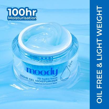 MOODY 7D Hydro Burst 100HR Gel Moisturizer with Hyaluronic & Coconut Water