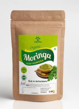 Trivang Organic Moringa Leaf Powder For Weight Loss, Powerful Vitamins & Antioxidants (50 g)