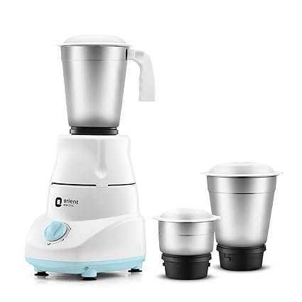 Orient Electric 500W Mixer Grinder | Kitchen Kraft 500 MGKK50B3 with 3 SS Jars