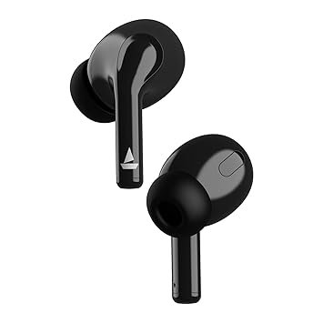 Boat Airdopes 163 in Ear Earbuds with 40 HRS Battery, Fast Charge, 13mm Drivers, IPX5, Quick Touch Response Control (Active Black)