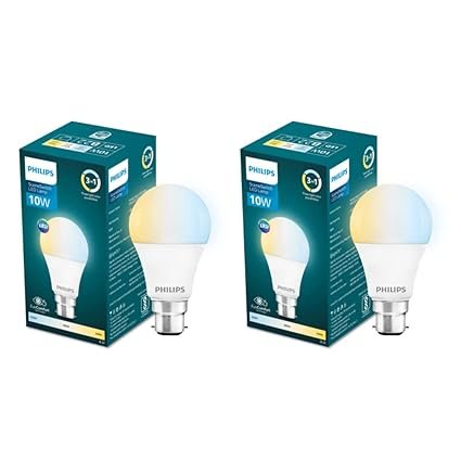 PHILIPS 10-watt LED Bulb | 3 Colors in 1 LED Bulb | Scene Switch Bulb for Home & Decoration