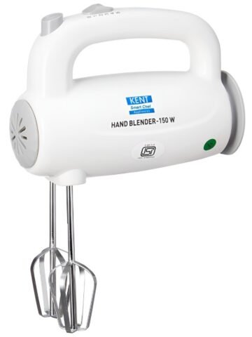 White 150W 5 Speed Control Hand Blender