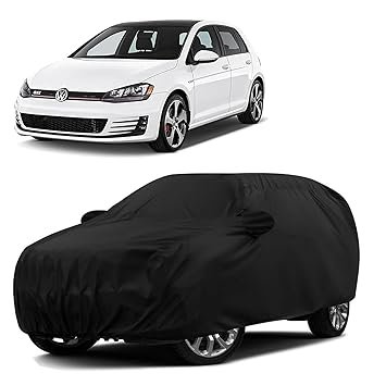 Sulfar 100% Water Resistant Car Body Cover Compatible with Mirror for Volkswagen GTI