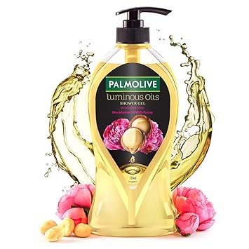 Palmolive Luminous Oil Invigorating Body Wash For Women & Men, 750Ml Pump Bottle