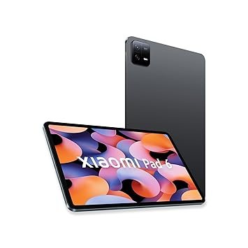 Xiaomi Pad 6 | Qualcomm Snapdragon 870 | Powered by HyperOS | 144Hz Refresh Rate | 8GB, 256GB | 2.8K+ Display (11-inch/27.81cm) Tablet | Dolby Vision Atmos | Quad Speakers | Wi-Fi | Gray