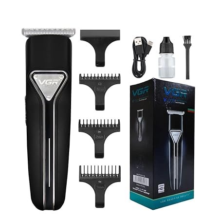 VGR V-008 Professional Rechargeable Cordless Pro Self Haircut Hair Clipper, Beard Trimmer with Stainless Steel Blades