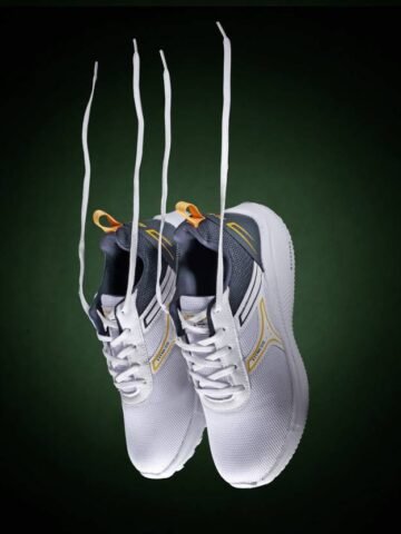 Action Athleo ATG-629 Light Weight,Comfortable,Trendy,Running, Breathable,Gym Casuals For Men (White , 6)