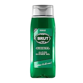 Brut Original ALL-IN-ONE Shower Gel for Hair & Body | Body Wash for Men| Authentic Fragrance 500ml