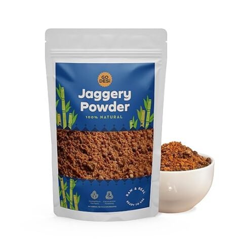 GO DESi Jaggery Powder 500g, Gur, Gud, Pure and Natural