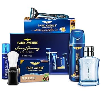 Park Avenue Luxury Grooming Collection 8 in-1 Combo Grooming Kit for Men