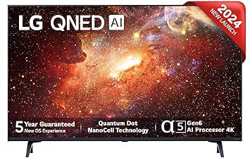 LG 139 cm (55 inches) QNED-75 Year 2024 Edition 4K Ultra HD Smart WebOS QNED TV