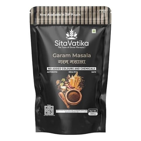 Sitavatika 100% Natural Garam Masala Powder 200gm with Aromatic Blend of Whole Spices For Cooking No Added Colours and Chemicals