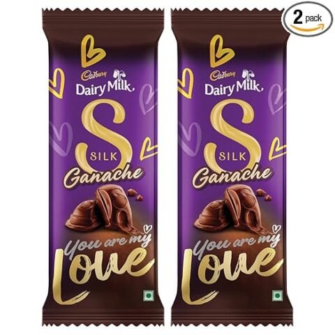 Cadbury Dairy Milk Silk Ganache Chocolate Bar, 146 Gram (Pack Of 2)