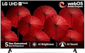 LG 164 cm (65 inches) 4K Ultra HD Smart LED TV 65UR7500PSC (Dark Iron Gray)