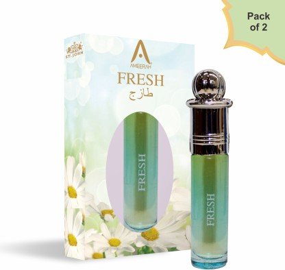 ST-JOHN Attar Fresh 8ml Pack Of 2 | Floral Attar