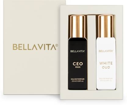Bellavita CEO MAN perfume & WHITE OUD perfume combo| Citrus & Woody Notes |Long Lasting| Eau de Parfum – 40 ml (For Men & Women)