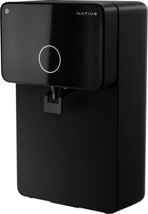NATIVE By Urban Company M1 Copper | Needs no service for 2 years | 10-stage Purifier 8 L RO + UV + Minerals + Alkaline Water Purifier (Black)