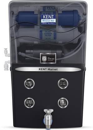 KENT Marvel (111166B) 8 L RO + UV + UF + TDS Control + UV in Tank Water Purifier