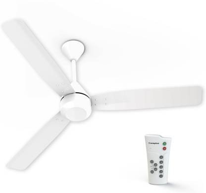 Crompton Energion Cromair Remote 5 Star 1200 mm 3 Blade Ceiling Fan (Opal White | Pack of 1)