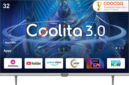 Coocaa 80 cm (32 inch) HD Ready LED Smart Coolita TV 2024 Edition with Dolby Audio and Eye Care Technology