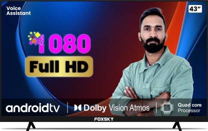 Foxsky 109 cm (43 inch) Full HD LED Smart Android TV