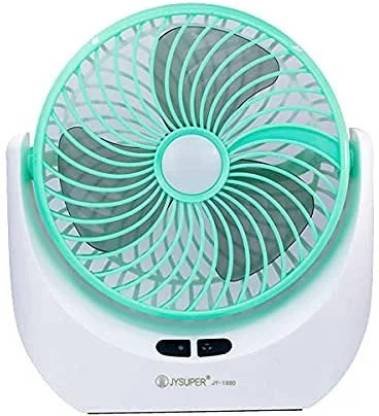 Seasons High Speed Rechargeable Table Fan with LED Light, For Home, Office, Kitchen