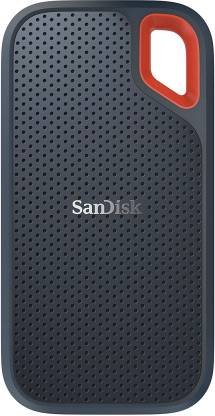 SanDisk E61/1050 MB/s Windows/Mac OS/Android Portable Type-C Enabled 5-Year Warranty USB 3.2 1 TB Wired External Solid State Drive (SSD) – Black, Red, Mobile Backup Enabled