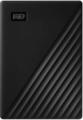 WD My Passport 1 TB External Hard Disk Drive (HDD) (Black)