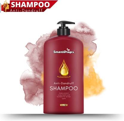 smartdrops Smooth & Silky Anti Dandruff Shampoo for Softer and Smoother Hair (1 L)