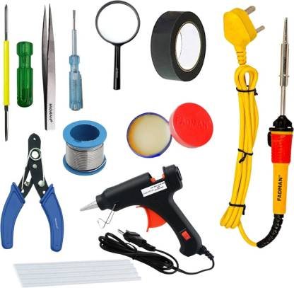 FADMAN GG11P1 ELECTRONIC 11IN1 COMBO PACK WITH SOLDERING IRON Standard Temperature Corded Glue Gun